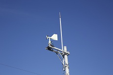 Wind vane and anemometer picture