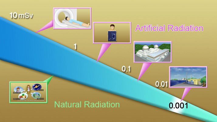 Annual target of radiation dose
