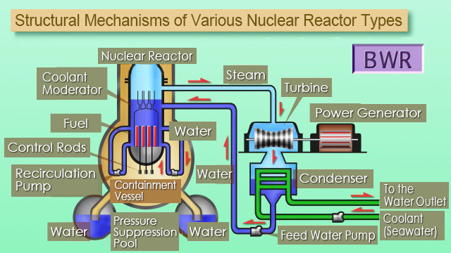 Mechanism of power generation by nuclear reactor