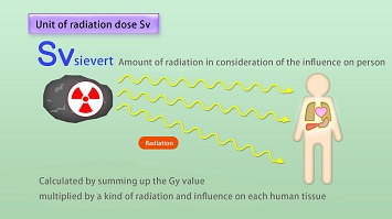 unit of radiation dose Sv