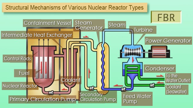 Mechanism of power generation by nuclear reactor