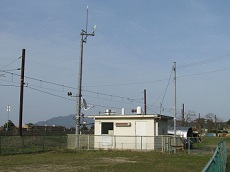 Air radiation dose rate measuring device