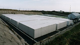 Waste burying center